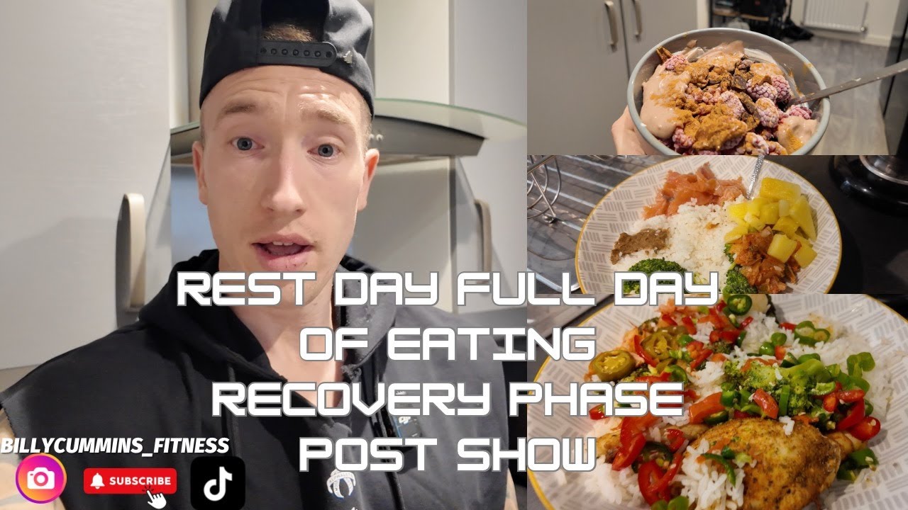 Rest Day Full Day Of Eating | Recovery Phase Post Show