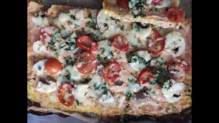 Pizza Fara Faina, Cu Putine Calorii. Низкокалорийная Пицца, Без Муки