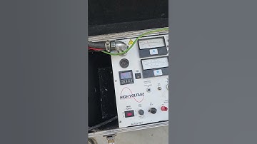 HV VLF test on MV cable