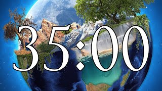 35 Minute Timer | Earth Day | NO Music