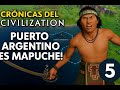 GAMEPLAY 🏹 Crónicas del Civilization Ep. 5: ¡Puerto Argentino es Mapuche! 🌊  Exploración marítima ⚓