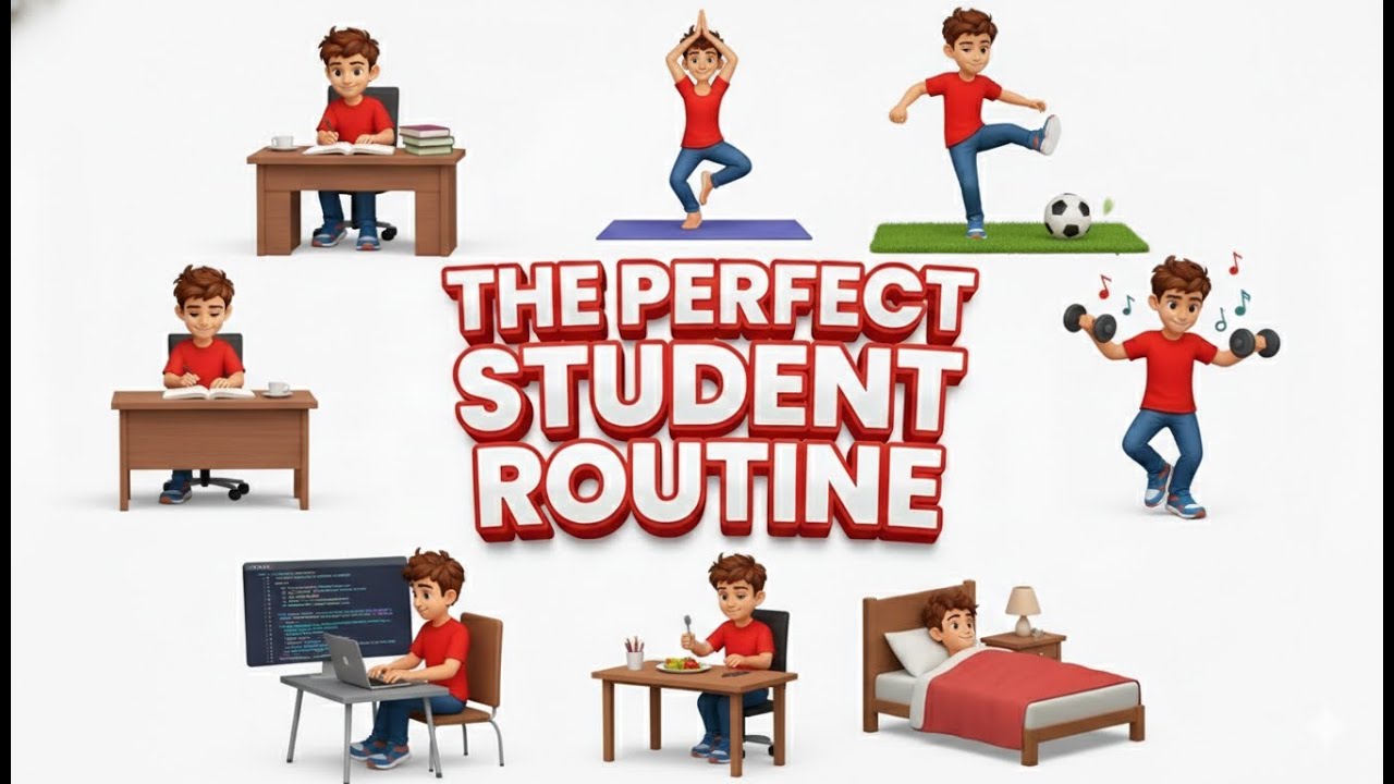 THE PERFECT EASY DAILY ROUTINE for Students which Make Topper and Enjoy Life🔥You Are Doing It Wrong