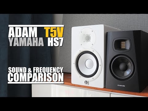 Yamaha HS7 vs Adam Audio T5V || Sound 