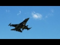 F-16's landing at Sioux Falls Regional Airport