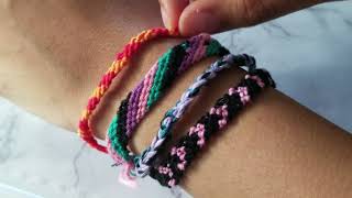 3 EASY Beginner Friendship Bracelets *Adjustable*