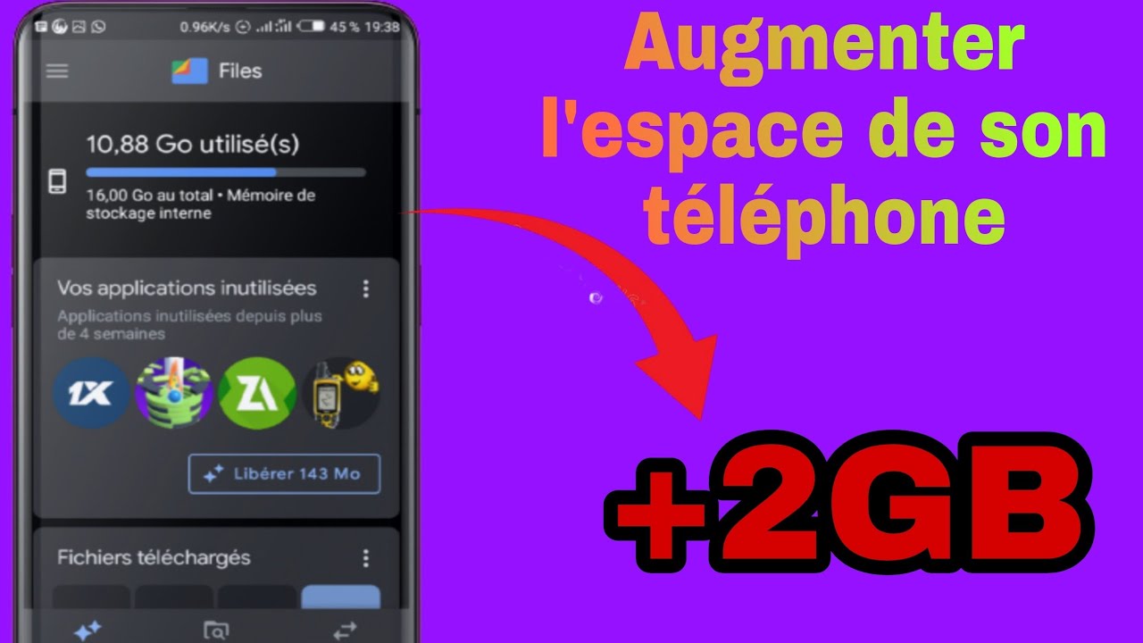 [TUTO] comment augmenter la mémoire interne de son téléphone sans