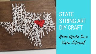 DIY State String Art