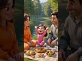 LİLY PİKNİKTE UÇURTMA UÇURUYOR 🧡 #happykidsplay #çocuk #shorts #keşfet #animation #cartoon #funny