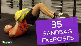 35 of the best Sandbag exercises