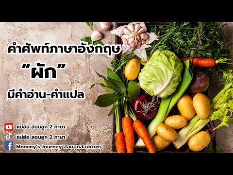 คำศัพท์ภาษาอังกฤษ ผัก 