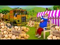 The greedy potato seller hindi story  greedy potato trader hindi story maa maa tv