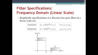 Discrete-Time Filter Design (Part 2) - Biomed Signals and Systems Course Recordings - Spring 2020
