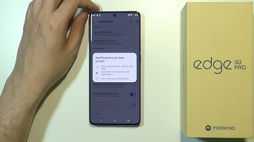 How to Hide Lock Screen Notifications on Motorola Edge 50 Pro