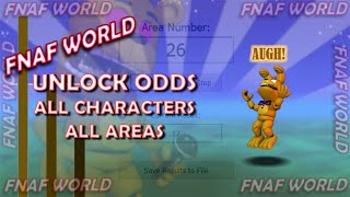 FNAF World - How to Unlock/Get ALL CHARACTERS at the Start of FIXED PARTY  Mode (Pre-Update 1) 