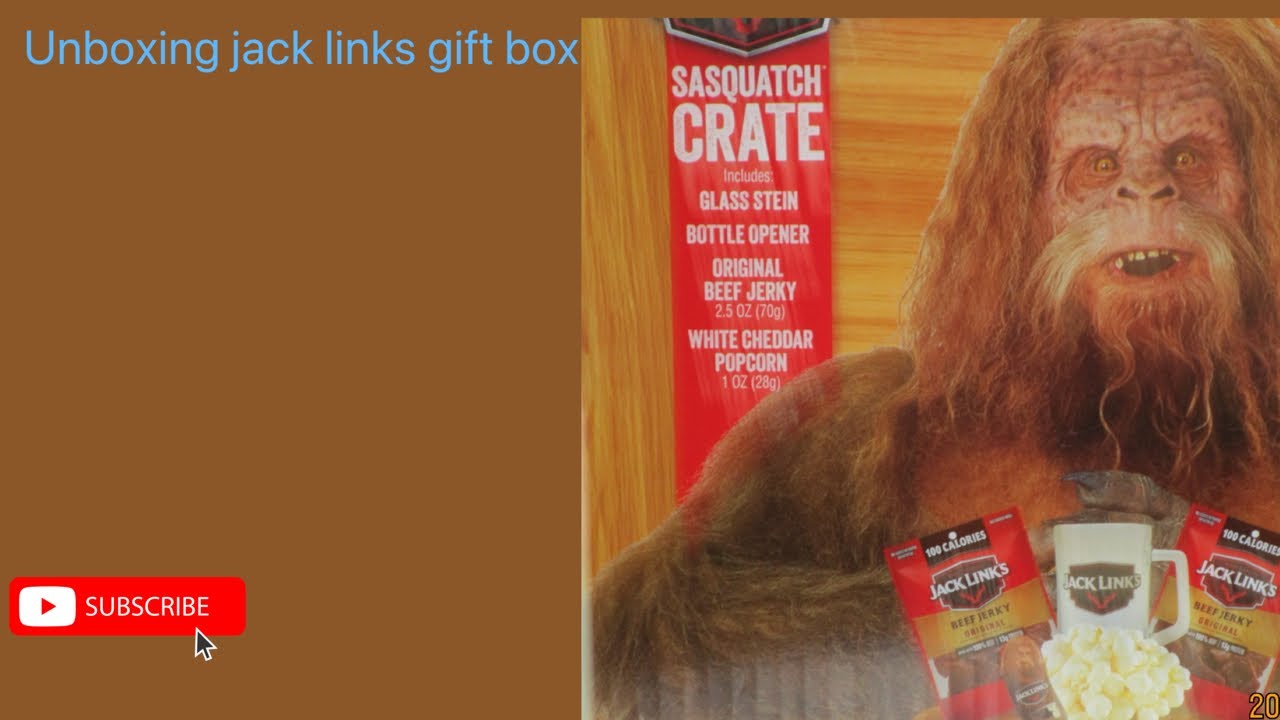 unboxing jackLinks  Sasquatch crater  