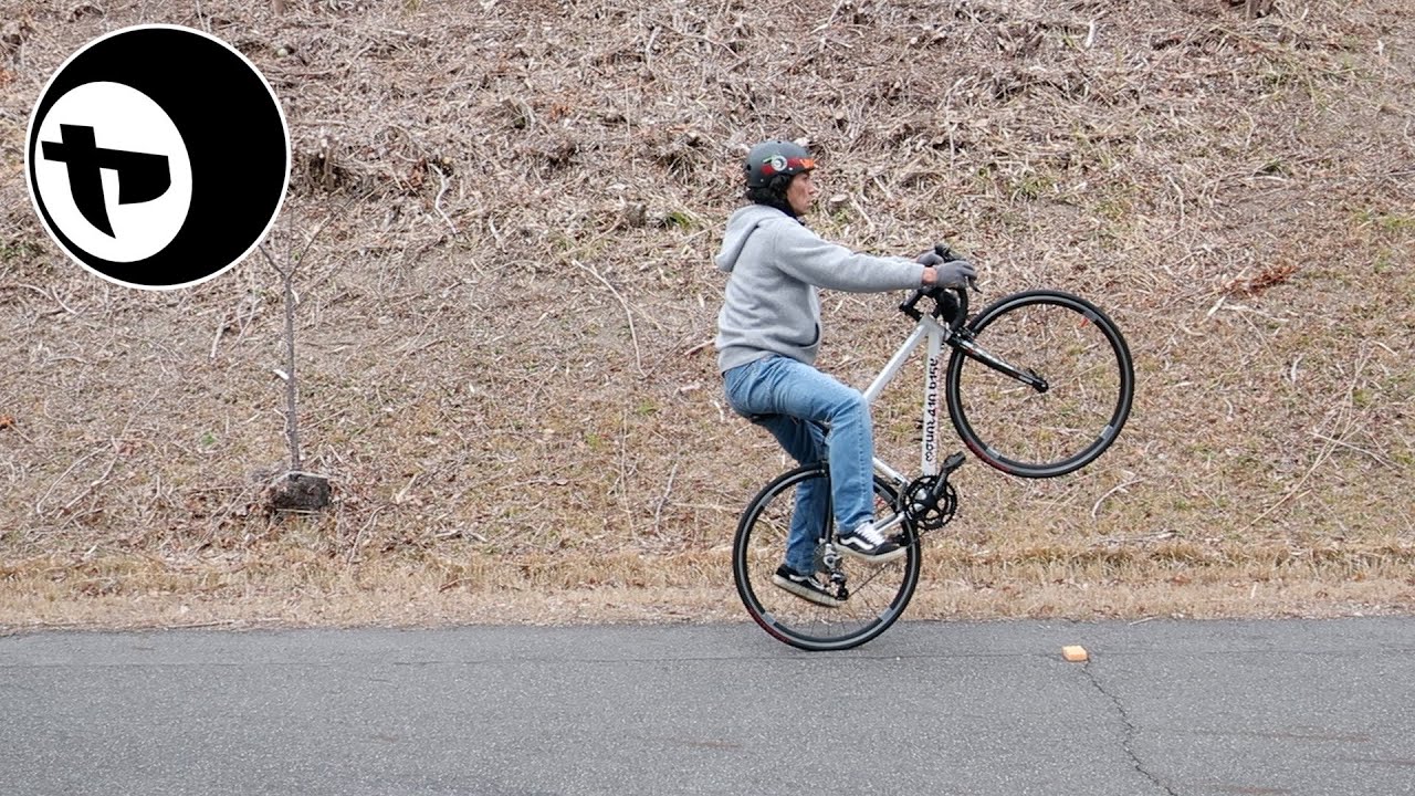 前輪を上げて乗り終える・MTBスキルアップ // YANS 20240317