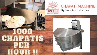 Automatic Chapati Making Machine In India Automatic Roti Maker Sunshine Industries Noida