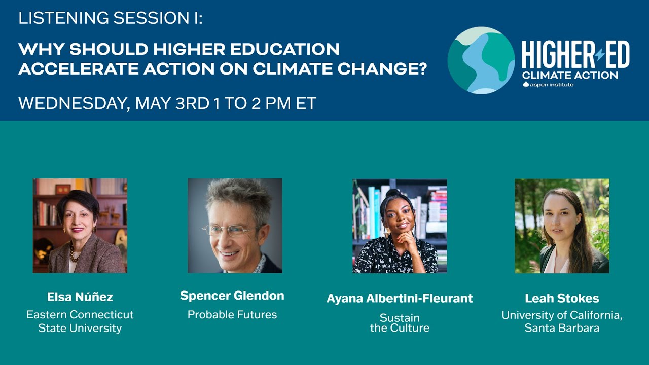 Higher Ed Climate Action: Listening Session I - YouTube