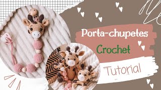 Portachupetes en CROCHET tutorial paso a paso