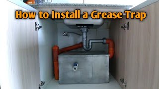 DIY | How to install a Grease Trap