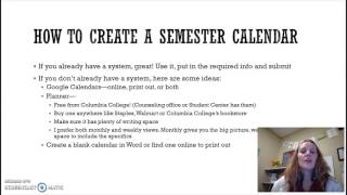 Famous Semester Calendar Assignment Instructions Profile