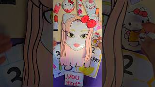 [Paper craft] hellokitty blindbag💄 #makeupasmr #craft #diy