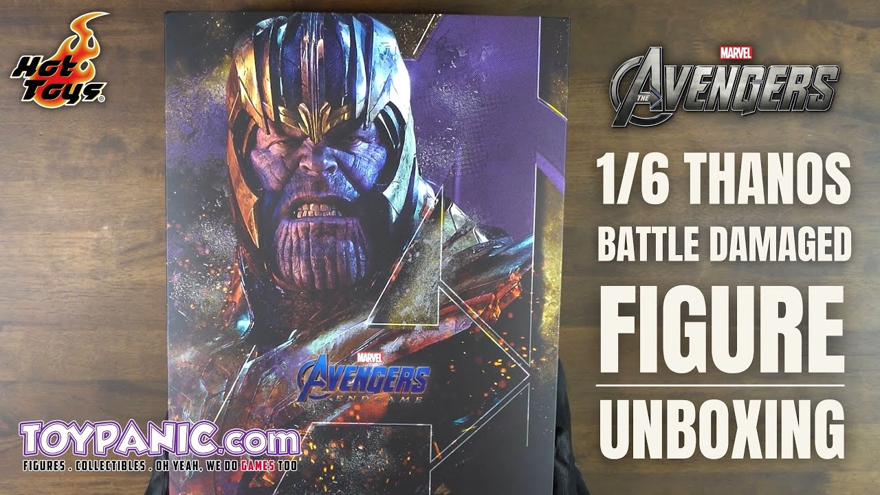 1/6 Thanos (Battle Damaged Version) Collectible Figure (MMS564) 4K - Unbox