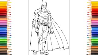 BATMAN Coloring Pages | Legendary DC Batman Coloring Pages