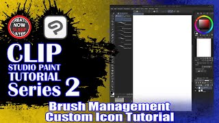 Sort Clip Studio Paint Brushes LIKE A PRO with CUSTOM Icons