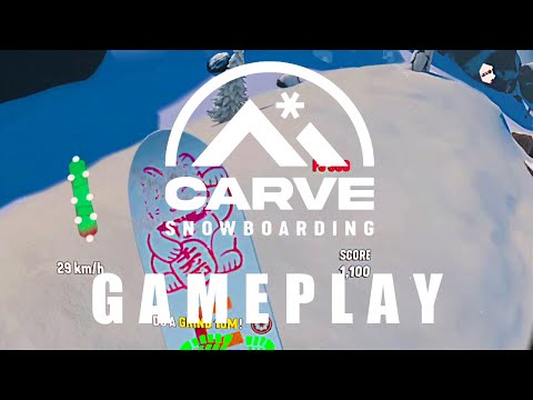 Carve Snowboarding VR - Quest - Gameplay, First Impressions