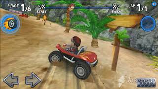 beach buggy racing 3 star | gameplay | gameplayster girl | kids game play | girls car racing game | screenshot 4