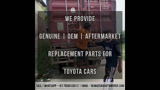 For Toyota Cars Automotive Replacement Spare Parts - Genuine, Oem And Aftermarket Parts For Toyota