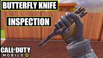 *NEW* Codm Butterfly Knife First Inspection