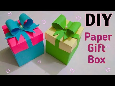 DIY Gift Box | How to make Gift Box | Easy Paper Craft Idea - YouTube