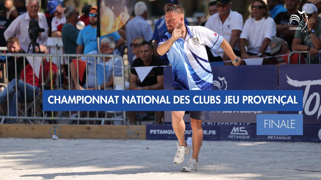 Miniature : CHAMPIONNAT NATIONAL DES CLUBS JEU PROVENÇAL - FINALE