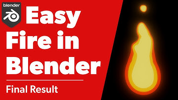 Easy Blender Fire! How to Make Fire in Blender Tutorial Final Result (Watch Parts 1, 2, and 3)