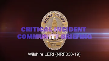 Wilshire Area LERI 8/12/19 (NRF038-19)