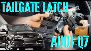 Replacing an Audi Q7 Tailgate Latch - 4L model, 2005 to 2015
