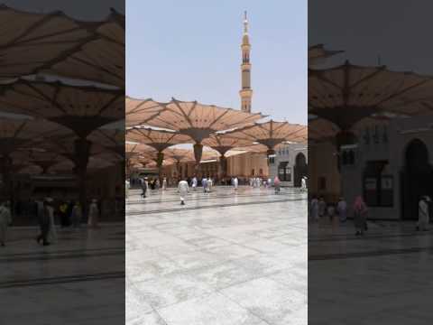 اذان الظهر من ساحات المسجد النبوي المؤذن عبدالمجيد السريحي