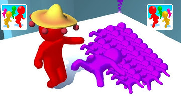 Color Run Stickman 3D Gameplay (iOS & Android) Walkthrough Part 11