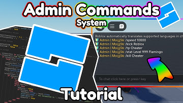 Custom Admin Commands Chat System! | Tutorial | New | Quick | Roblox Studio