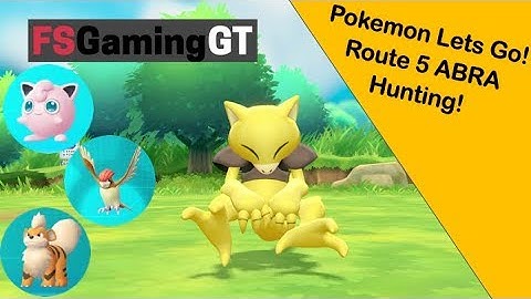 WHERE TO FIND Abra in Pokémon Let