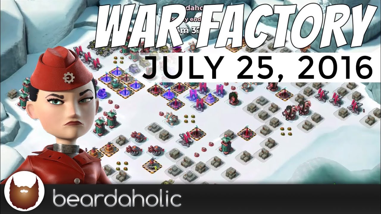 Boom Beach Gearheart War Factory Gameplay Smooka Walkthrough for July