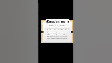 CSS GSA : GENERAL SCIENCE AND ABILITY : Enzymes #cssgsa #ppscpapers