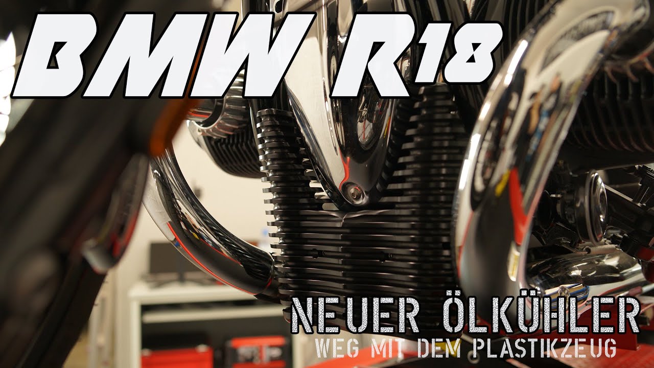 BMW R18 - Ölkühler wechseln - weg mit dem Plastikzeug