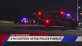 St. Charles police pursuit ends in St. Louis City, 2 in custody