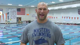 Behind the scenes: Joe Thomas former NFL star! Swimming is a lifetime sport!
