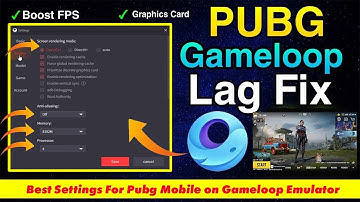 2.7 Update Gameloop OpenGL+ Settings 2023 | PUBG Mobile Emulator Lag Fix Best Settings For Normal PC