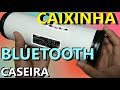 Como fazer caixinha de som Bluetooth/Mp3 - Reciclagem com tubo de salgadinho