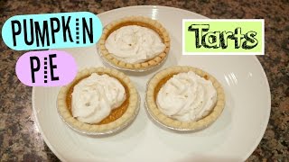 How to Make Mini Pumpkin Pie Tarts!